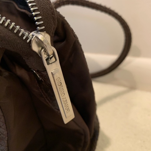 Georgio Armani Snakeskin Purse - women’s shoulder bag - Picture 10 of 12